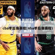 cba季后赛赛程(nba季后赛赛程)