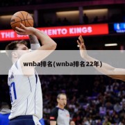 wnba排名(wnba排名22年)